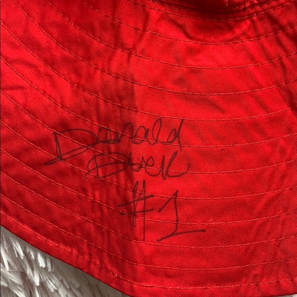 Disney Parks Hat Minnie Mouse sun hat floppy polka dot Signed - Picture 5 of 10